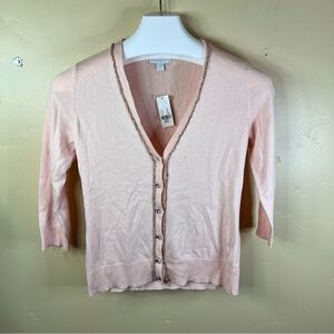 NWT New York & Company Embellished Cardigan Sweater Ornate Size Small Careerwear